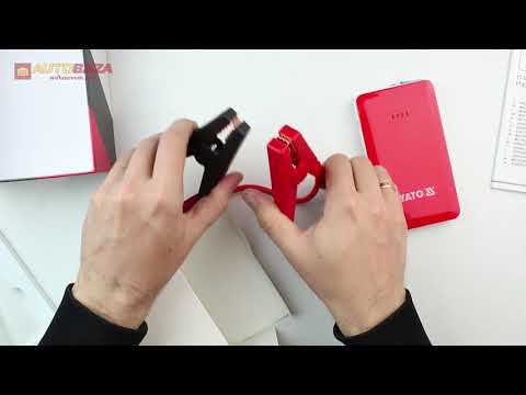 Пусковая батарея Li-Pol YATO 7.5 Ач, 200/400 А, USB 5В, 2А (YT-83080) Пусковая батарея Li-Pol YATO 7.5 Ач, 200/400 А, USB 5В, 2А (YT-83080)