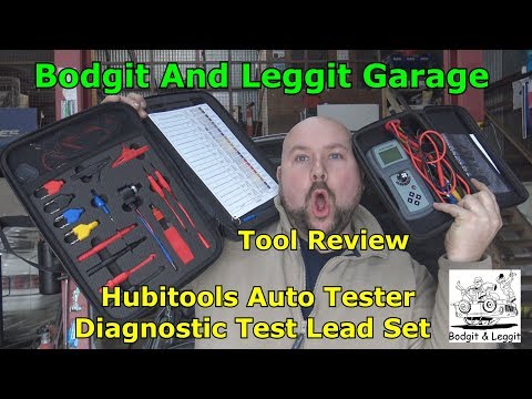 Hubitools Auto Tester/Diagnostic Test Lead Set Tool Review Bodgit And Leggit Garage