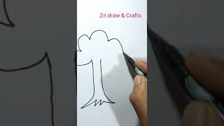 Banyan tree drawing #shorts