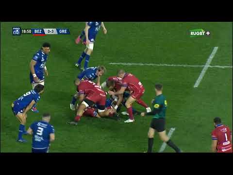 levi Douglas highlights Beziers  - grenoble 20 -17