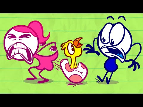 Rocks, Paper, Scissors, Oh My! | Pencilmation Cartoons!