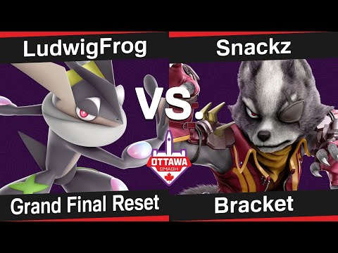 LudwigFrog (Greninja) vs. Snackz (Wolf) - True Finals - Return to Click 46