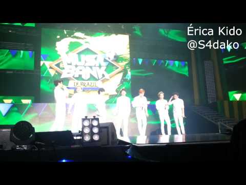 140607 Infinite - Talking @Music Bank in Brasil