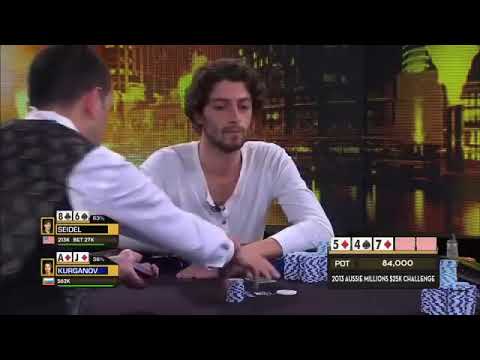 poker hands on Championship Aussie Millions 2018