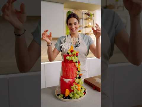 Diese Torte schafft jeder!🍉 Wassermelonen Geburtstagstorte🎂