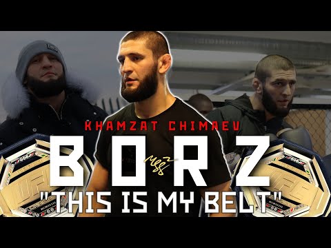 Khamzat Chimaev - "THIS IS MY BELT" / BORZ CAN'T STOP TRAINING!