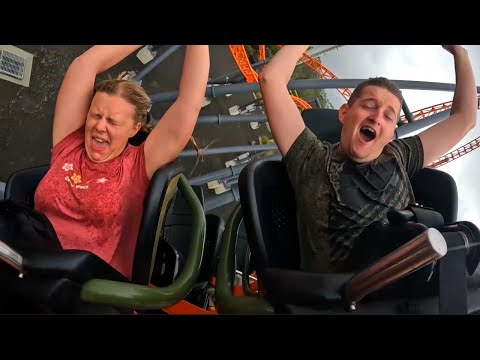 Riding Steel Taipan At Dreamworld - Rider Cam POV - We Got SOAKED!