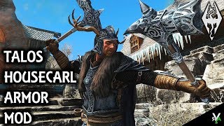 TALOS HOUSECARL ARMOR: Unique Armor Mod- Xbox Modded Skyrim Mod Showcase