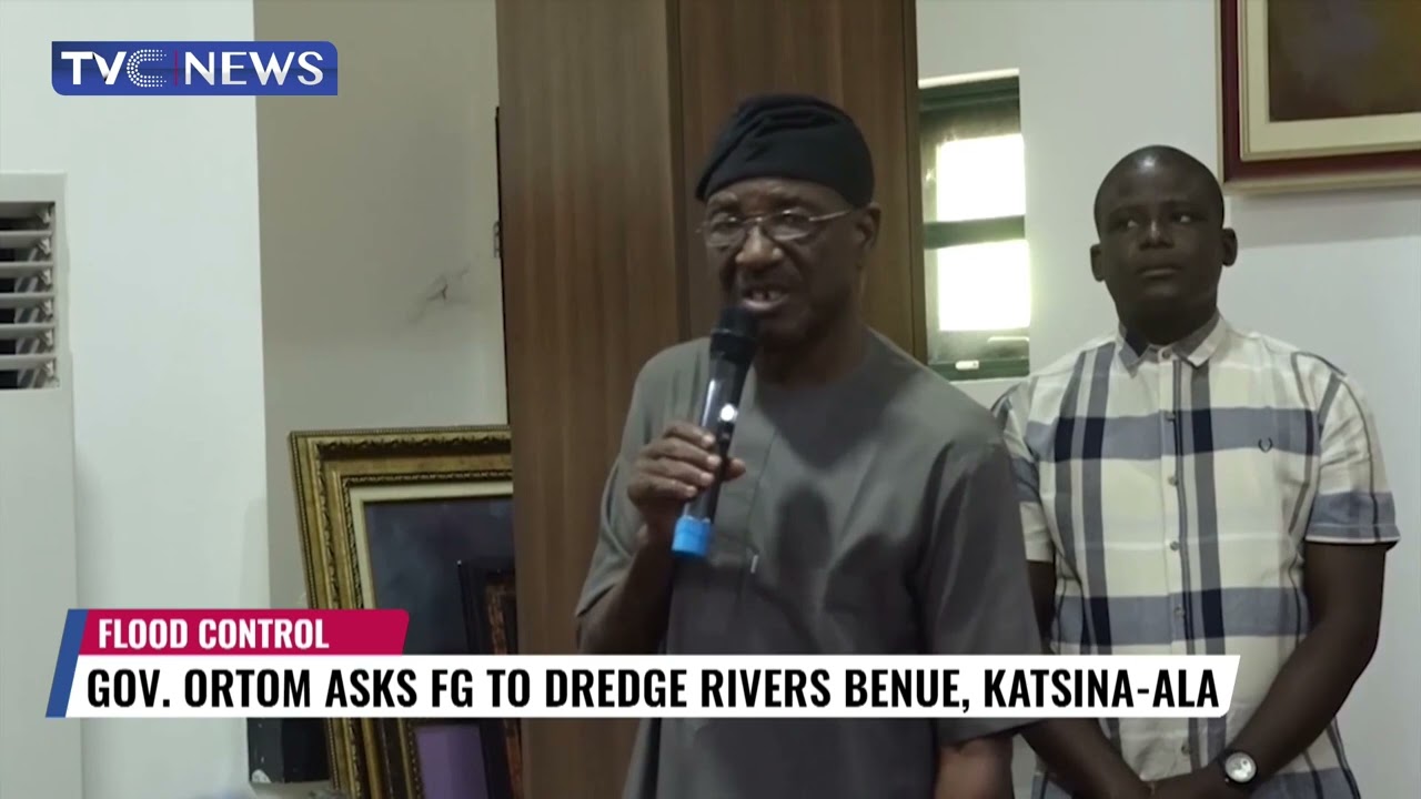 Gov. Ortom Ask FG To Dredge Rivers Benue, Katsina-Ala