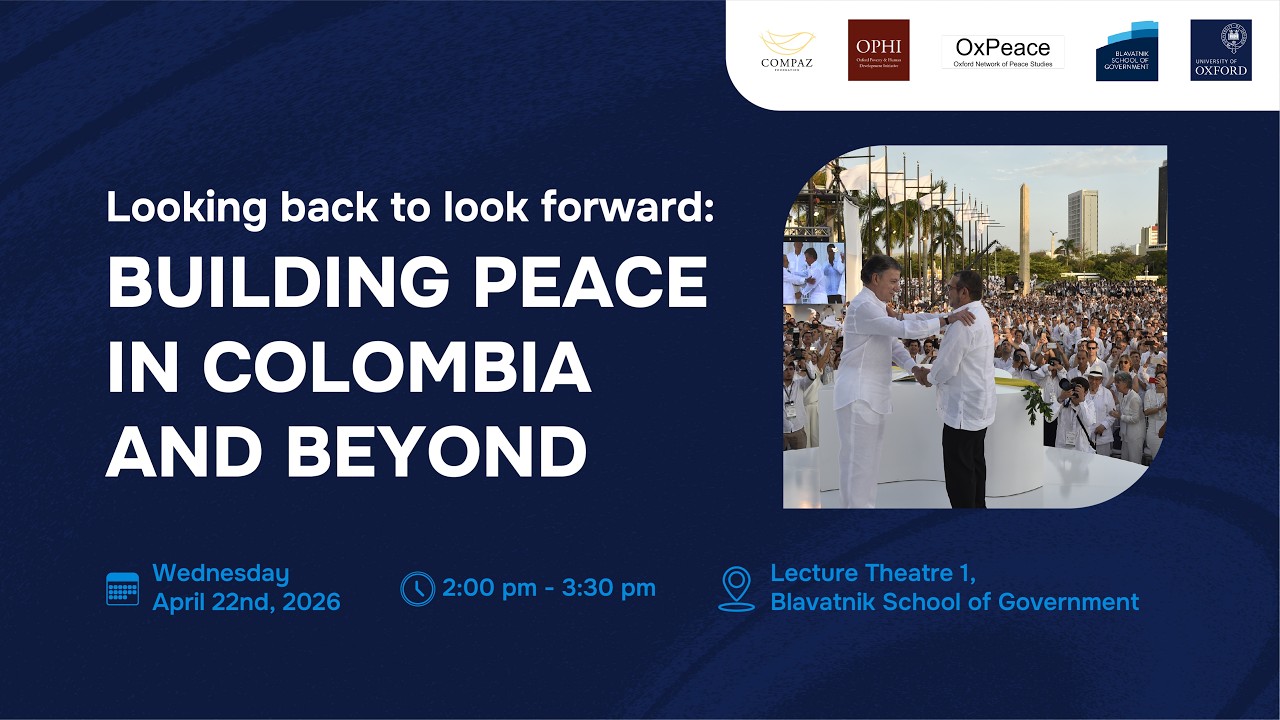 Looking back to look forward: Building peace in Colombia and beyond