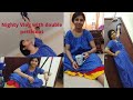 Nighty Vlog With Double Petticoat Desi Cleaning Vlog Indian Housewife Cleaning Morning Routine