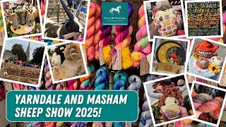 🐏 One weekend // Two very different wool shows // Yarndale v Masham // Come along to them both!! 🧶