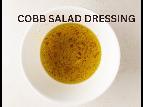 COBB SALAD DRESSING RECIPE