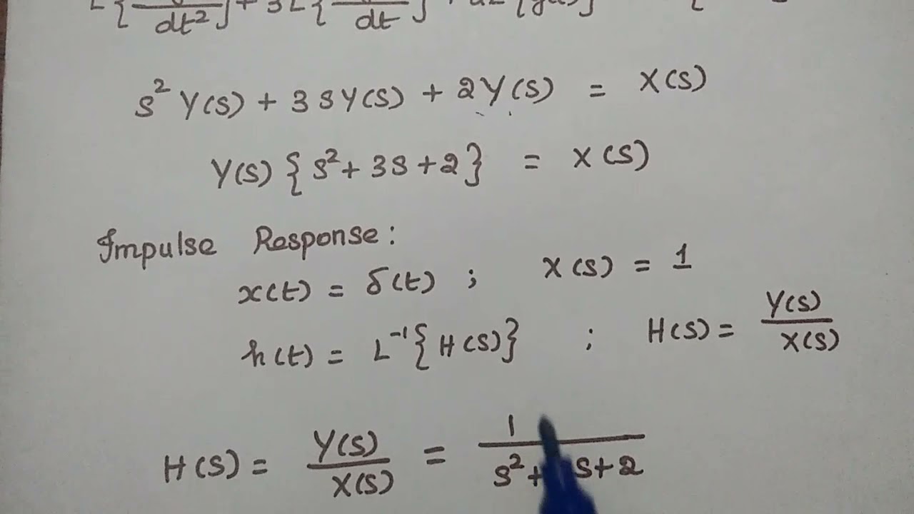 Impulse response with zero Initial Conditions using Laplace Transform - LTI CT system