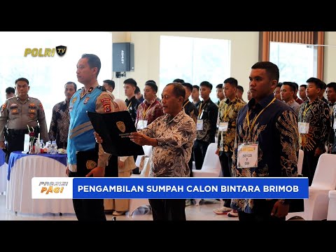 POLDA BANTEN MELAKSANAKAN PAKTA INTEGRITAS BAGI 320 CALON BINTARA BRIMOB