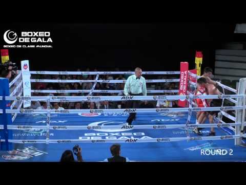 Martin Islas vs Victor Peña, 29 marzo 2014. Nezahualcoytl, México. Boxeo de Gala.