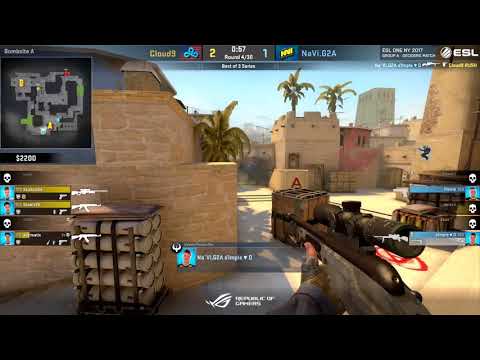 Cloud9 vs Na'Vi Bo3 Elimination - ESL One New York 2017 map 1