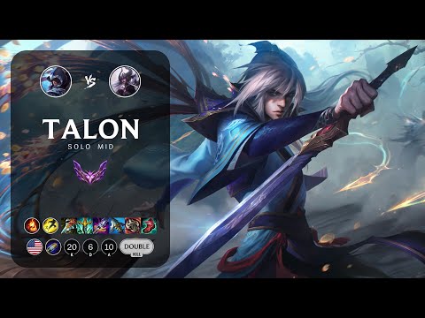 Talon Mid vs Syndra - NA Master Patch 13.6