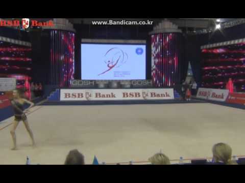 Eleonora Romanova (UKR) RG WC Minsk 2014 AA Clubs