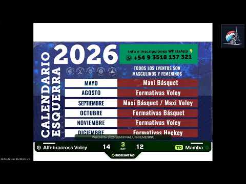 SemiFinal U16F Mamba vs Alfebracross