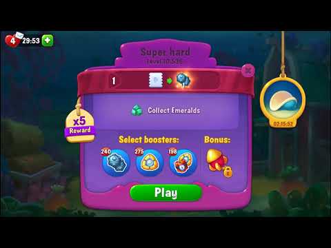 FISHDOM:  💥💥 Level 10535 First try, 10536 Super Hard Level, 10537 First try 💥💥