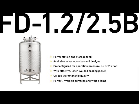 Brite Beer Tank 240L - SS pressure tank - 1.2B