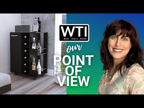 Tuhome Furniture Bar Cart Cabinets - WTI product video review