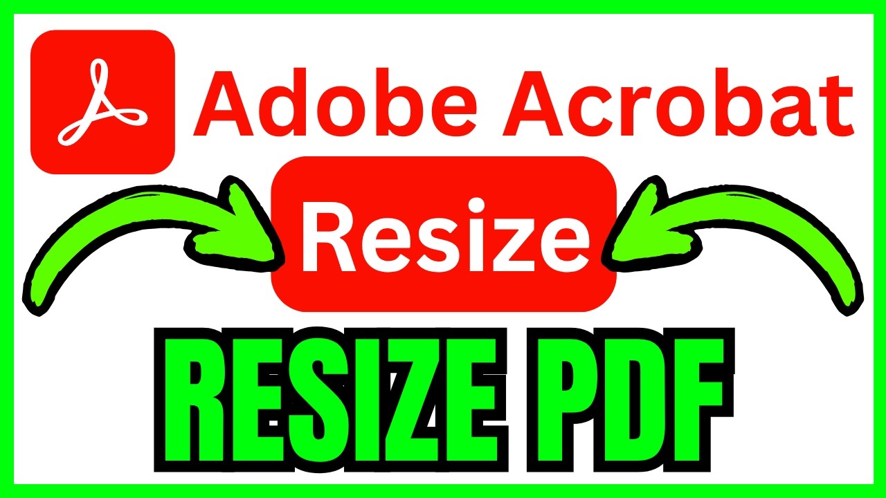 How To RESIZE PDF In Adobe Acrobat (QUICK & EASY) 2026