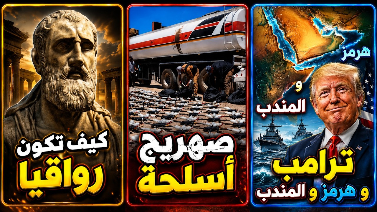 ترامب وهرمز والمندب | صهريج أسلحة | كيف تكون رواقياً
