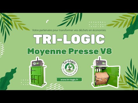 Presse à balles V8 - Compacteur hydraulique vertical - Balles de 100 à 180 kg - Compactage jusqu'à 90%_2