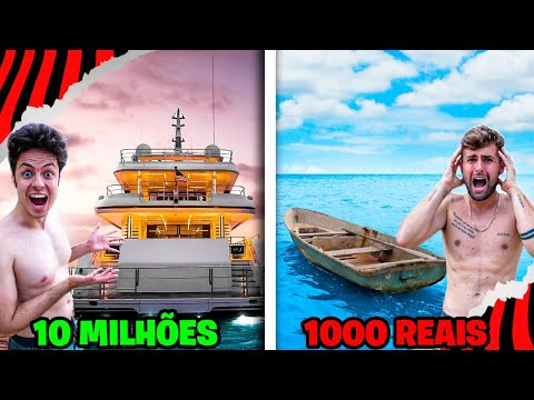 24 HOURS ON THE BOAT FOR R$1,000, R$10,000 OR R$10,000,000 - Challenge