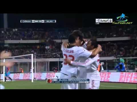 Catania vs AC Milan (0-2) Goals & Highlights 2011 Catania 0-2 AC Milan
