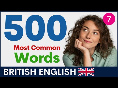 500 Most Common English Words Part 7 | British Vocabulary and Pronunciation