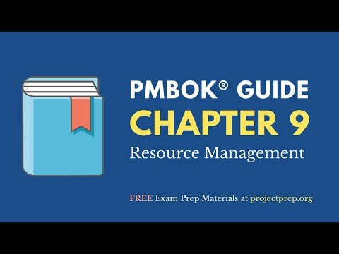 PMBOK® Guide (6th Edition) – Chapter 9 – Resource Management