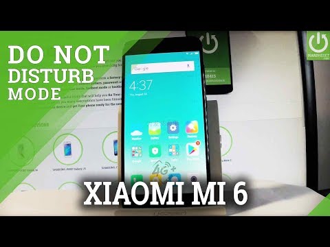 Do Not Distrub Mode in XIAOMI Mi 6 - Allow / Disable Do Not Disturb