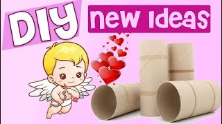 Valentine's crafts with tp rolls ❤️ Easy recycled diy for kids Cute & Kawaii valentine gifts