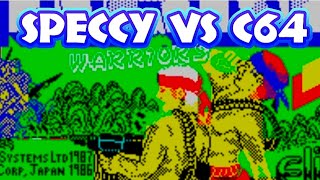 Ikari Warriors Zx Spectrum vs C64 comparison 