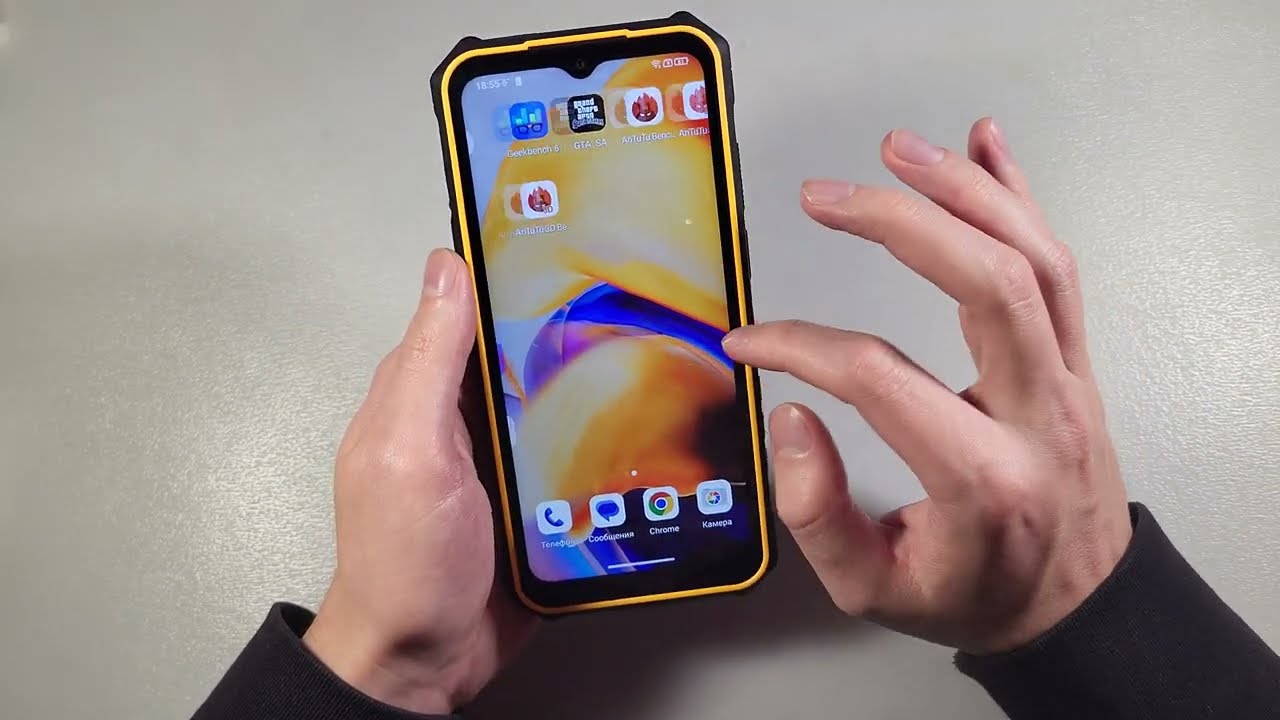 Смартфон Ulefone Armor X13 6/64Gb Черно-оранжевый