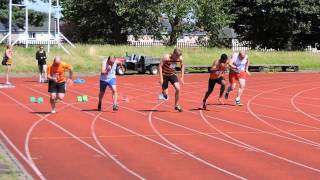 preview picture of video 'NoEAA Div.4 - Men's 100m Sprint at Monkton Jarrow'