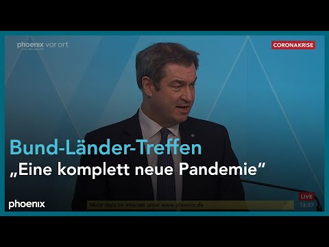Markus Söder zu den Ergebnissen der Bund-Länder-Gespräche am 23.03.21