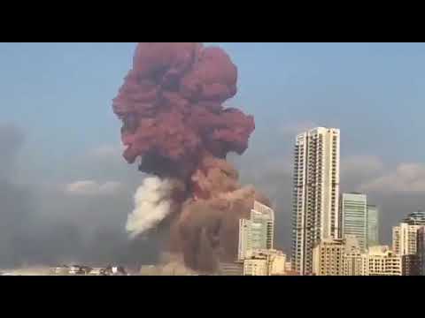 BEJRUT MASSIVE EXPLOSION 04.08.2020 | Eksplozja w bejrucie