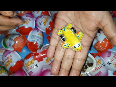 Yummy Kinder Surprise Egg Toys Opening - A Lot Of Kinder Joy Chocolate ASMR [12]by Anik Surprise.