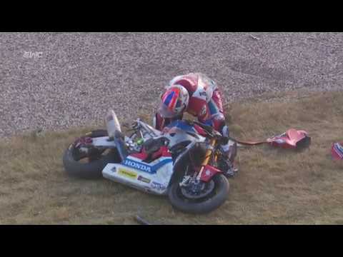 8H of Oschersleben - Impressive crash for Greg Leblanc Honda#111