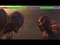 Iron Man vs Thanos With Healthbars