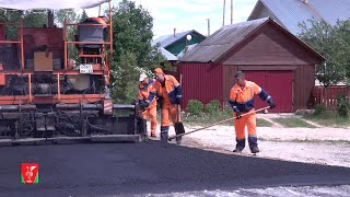 В Гусь-Хрустальном районе продолжаются работы по ремонту дорог