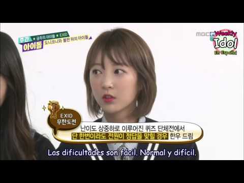 [Sub Español] 151125 Weekly Idol EXID [4/4]
