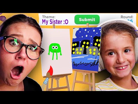 ME VS SISTER IN SPEED DRAW
