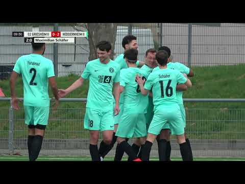 [20. Spieltag] Spvgg. 02 Griesheim II - SV 07 Heddernheim II (Ganzes Spiel)