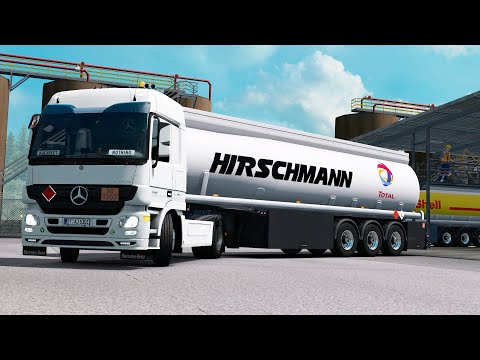 ETS2 1.35 ProMods 2.41 Mercedes Actros MP3  Bonn - Zwolle