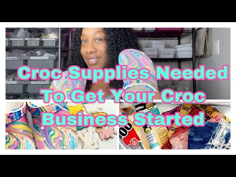 Supplies You Need To Start Making Crocs| For Beginners| GoLuckyCharmz